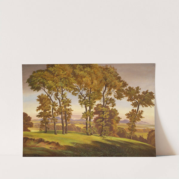 Landschaft mit Bäumen by Emil Ernst Heinsdorff