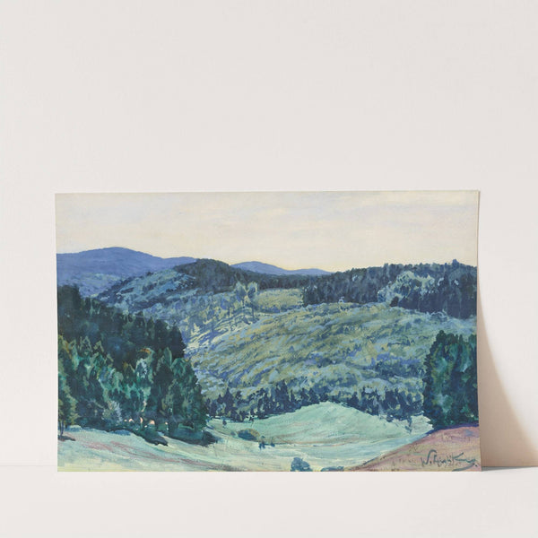 Landschaft mit Blick auf den großen Inselberg (1900) by Walter Leistikow