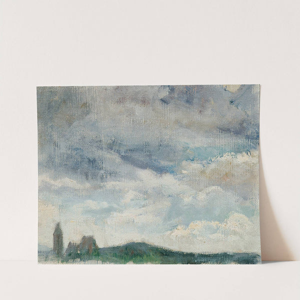 Landschaft Mit Blick Auf Perchtoldsdorf by Josef Engelhart