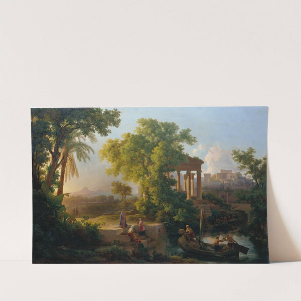 Landschaft mit der Berufung des Hl. Petrus by Károly Markó