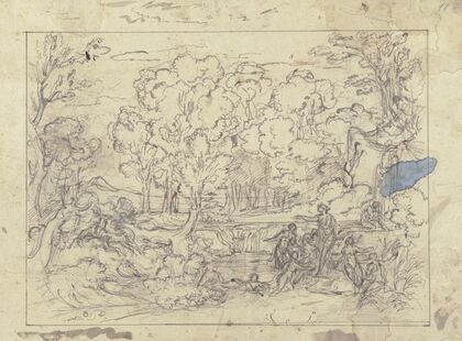 Landschaft mit Diana und Aktäon