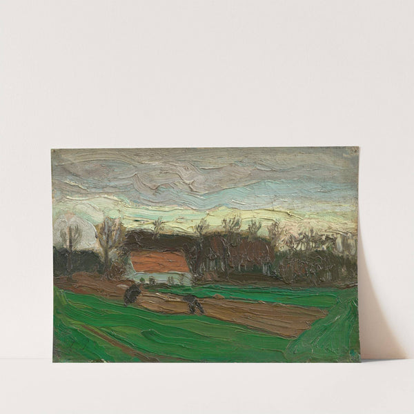 Landschaft mit Feld und Bauernhaus by Constant Permeke