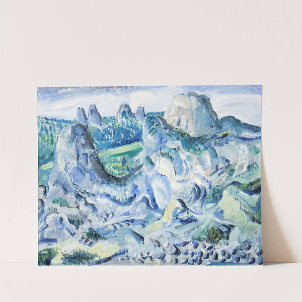 Landschaft mit Felsen - Felsen bei Blaubeuren by Paul Kleinschmidt