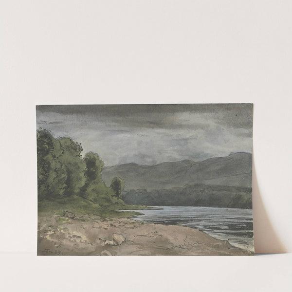 Landschaft mit Gewitterwolken (1889) by Hans Thoma