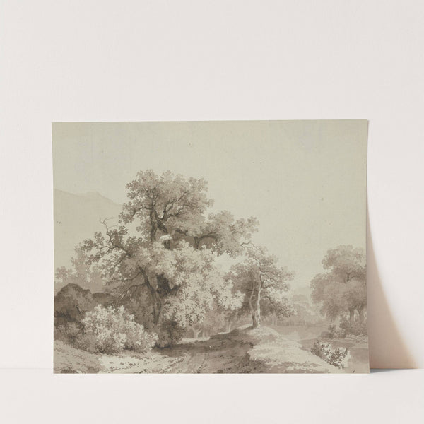 Landschaft mit großen Bäumen by Jean-Jacques de Boissieu