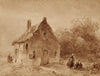 Landschaft mit Haus und Staffage (1833)
