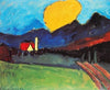 Landschaft mit orangener Wolke (1909)