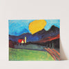Landschaft mit orangener Wolke (1909) by Alexej von Jawlensky