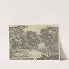 Landschaft mit zwei Hunden by Jacob van Liender
