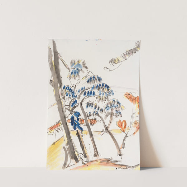 Landschaft Wannsee (Havelsee-Schilflandschaft) (1912) by Ernst Ludwig Kirchner