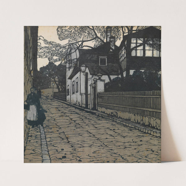 Landschaftsbild (Wien XIX., Hohe Warte) by Carl Moll