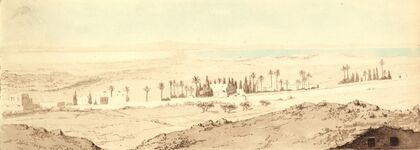 Landschaftsskizze von der Hochzeitsreise (1883)