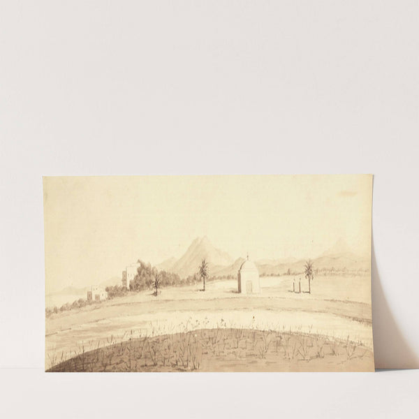 Landschaftsskizze von der Hochzeitsreise (1883) by Tina Blau