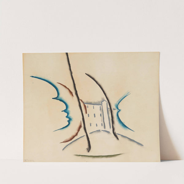 Landschaftsskizze (1920) by Walter Ophey