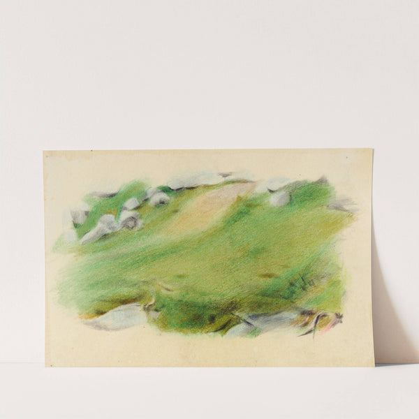 Landschaftsstudie Amden by Otto Meyer-Amden