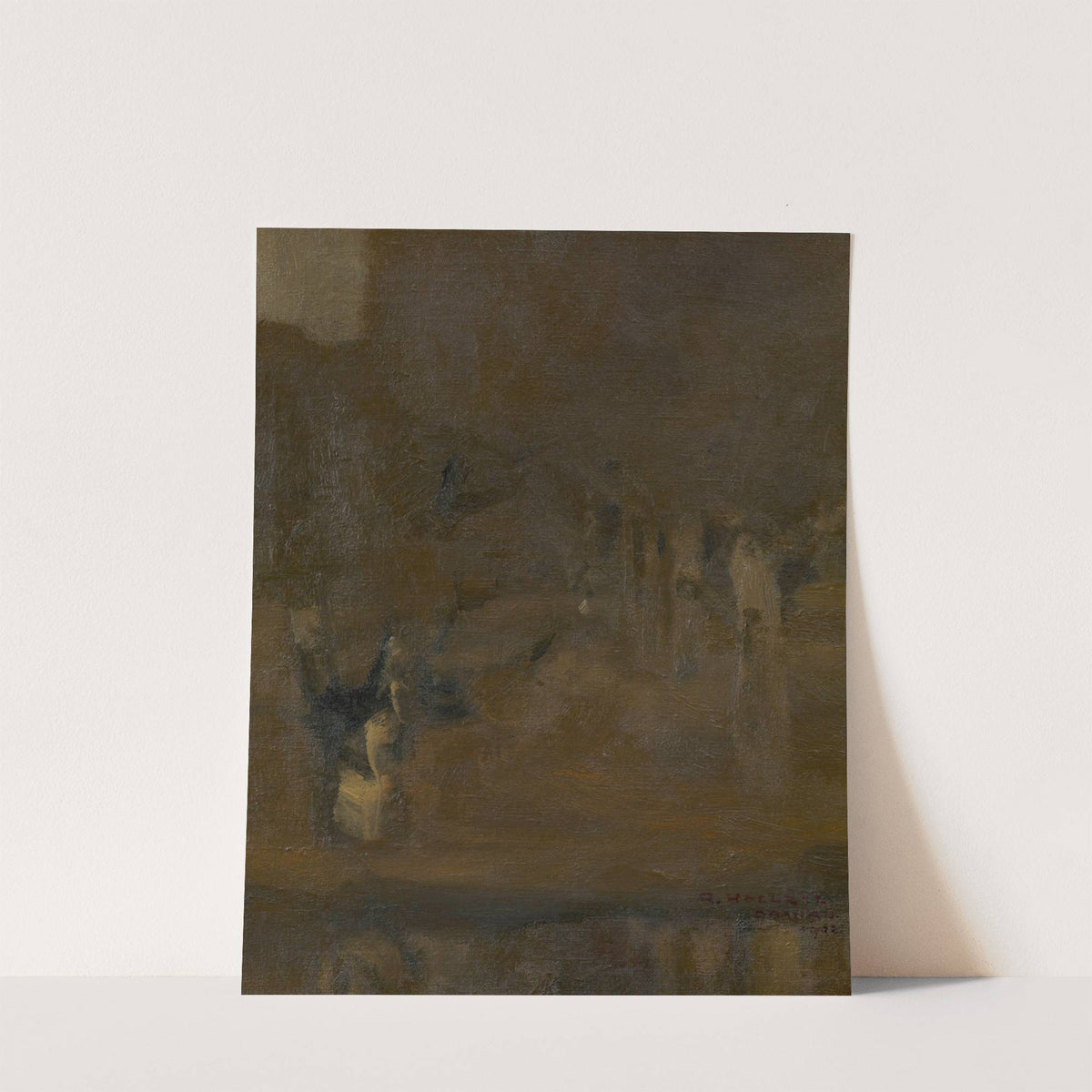 Landschaftsstudie aus Dachau (1902) by Adolf Hölzel