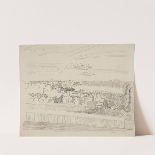 Landschap (1950) by Jean Brusselmans