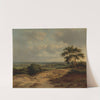 Landschap bij Bergen met legerkamp by Bernardus Gerardus ten Berge