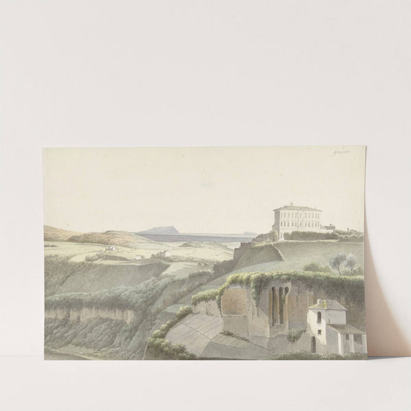 Landschap bij Genzano di Roma (1778 - 1847) by Josephus Augustus Knip