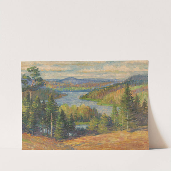 Landschap in Finland (1897) by Alfred William Finch