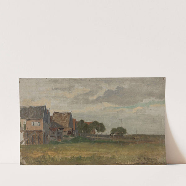 Landschap in Zweden (1871) by Félicien Rops