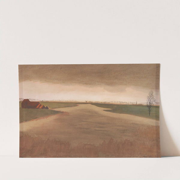 Landschap - Keignaertkreek te Zandvoorde by Léon Spilliaert