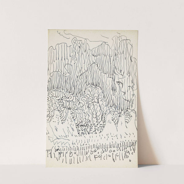 Landschap met bomen by Reijer Stolk