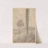 Landschap met bomen en beek (1901) by Simon Moulijn