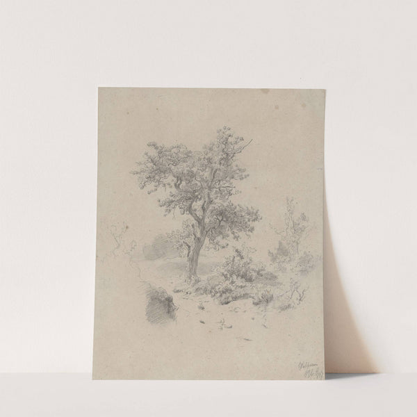 Landschap met eik by Paul Joseph Constantin Gabriël