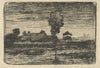 Landschap met hooiberg