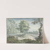 Landschap met schapen by Jacob van Liender