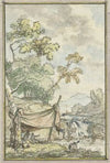 Landschap met waterval