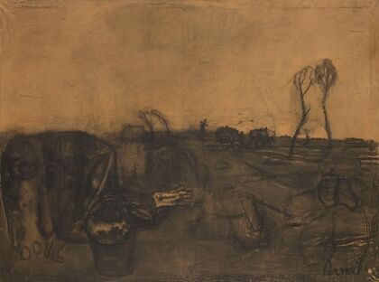 Landschap met wiedster (1942)