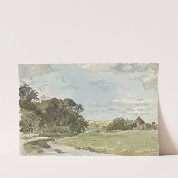 Landschap op Texel by Jan Hoynck van Papendrecht