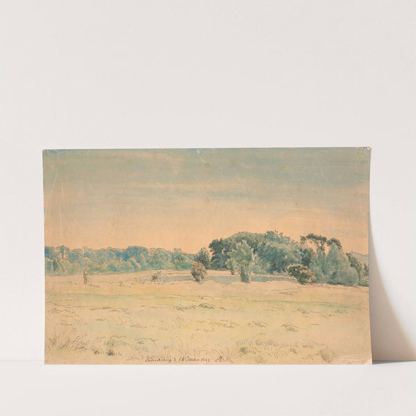 Landskab fra Frederiksborg by P. C. Skovgaard