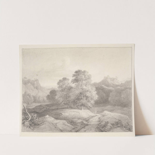 Landskab fra Roms omegn by Johan Ludvig Lund