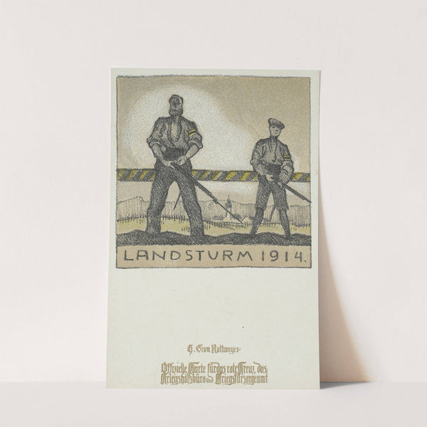 Landsturm 1914 (1915) by Hermann Grom-Rottmayer
