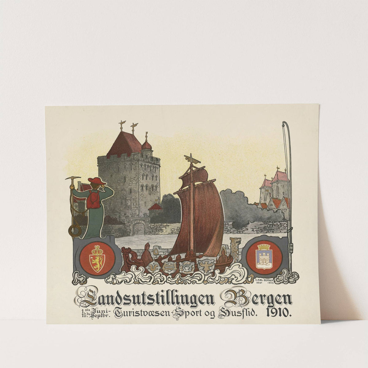 Landsutstillingen Bergen 1910 (1909) by Carl Christian Berner