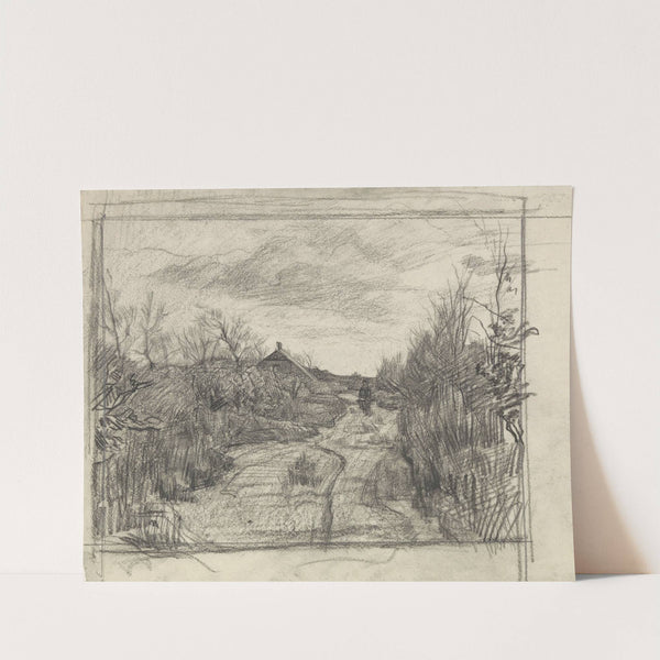 Landweggetje bij Laren by Jan Veth