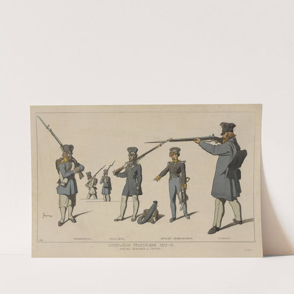 Landwehr Prussienne. 1813-15 by Raphaël Jacquemin
