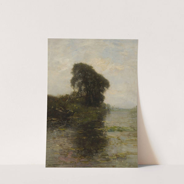 Landzicht Farm under Light Blue Sky by Piet Mondrian