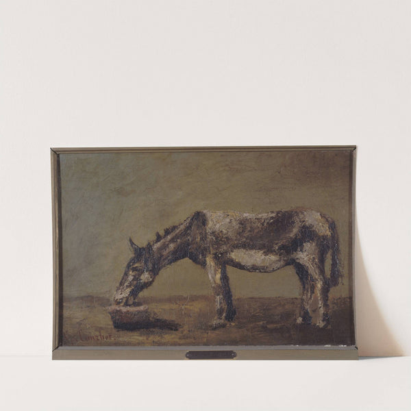 L’âne (1862-1863) by Gustave Courbet