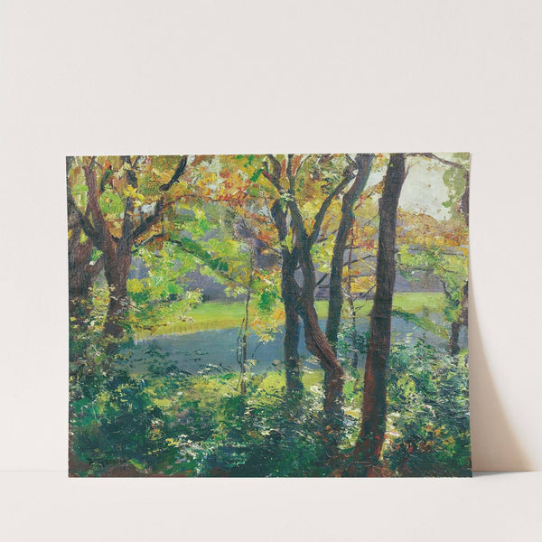 Langbürgner See (1910) by Hermann Groeber