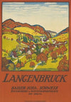 Langenbruck. Basler Jura. Schweiz Luftkurort und Wintersportplatz (1913)