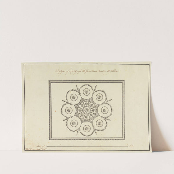 Langford House, Dublin, Ireland: Great Room Ceiling by Robert Adam