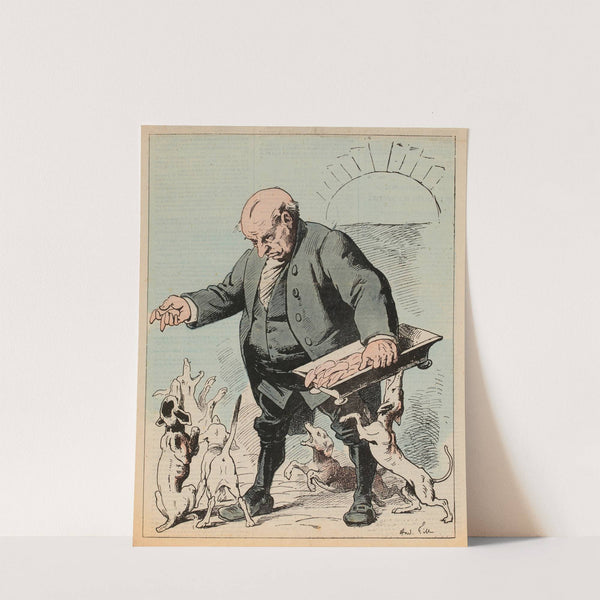 Langues aux chiens (1875) by André Gill