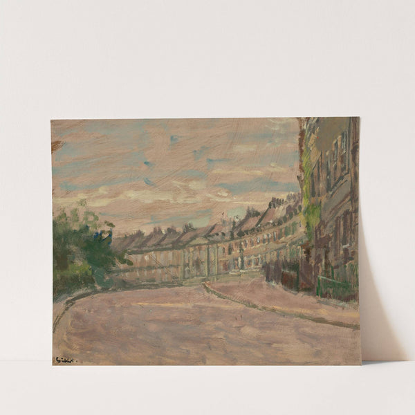 Lansdown Crescent, Bath by Walter Richard Sickert