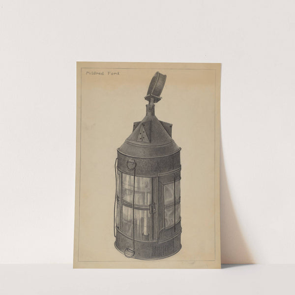 Lantern (c. 1937) by Mildred Ford