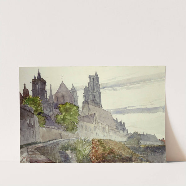 Laon Cathedral, France by Cass Gilbert