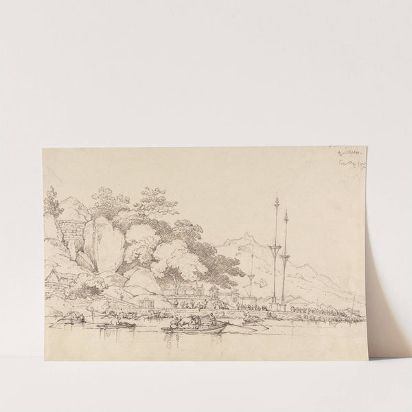 Lap House, Inner Harbor, Macao by George Chinnery